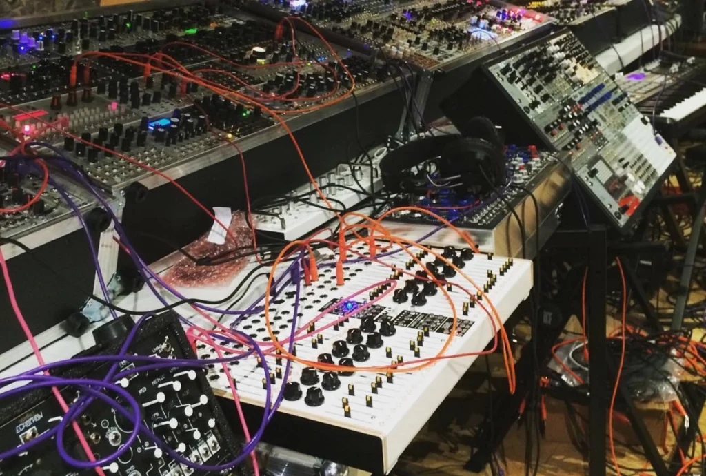 Komplex Sequencer in the studio of Depeche Mode 2016