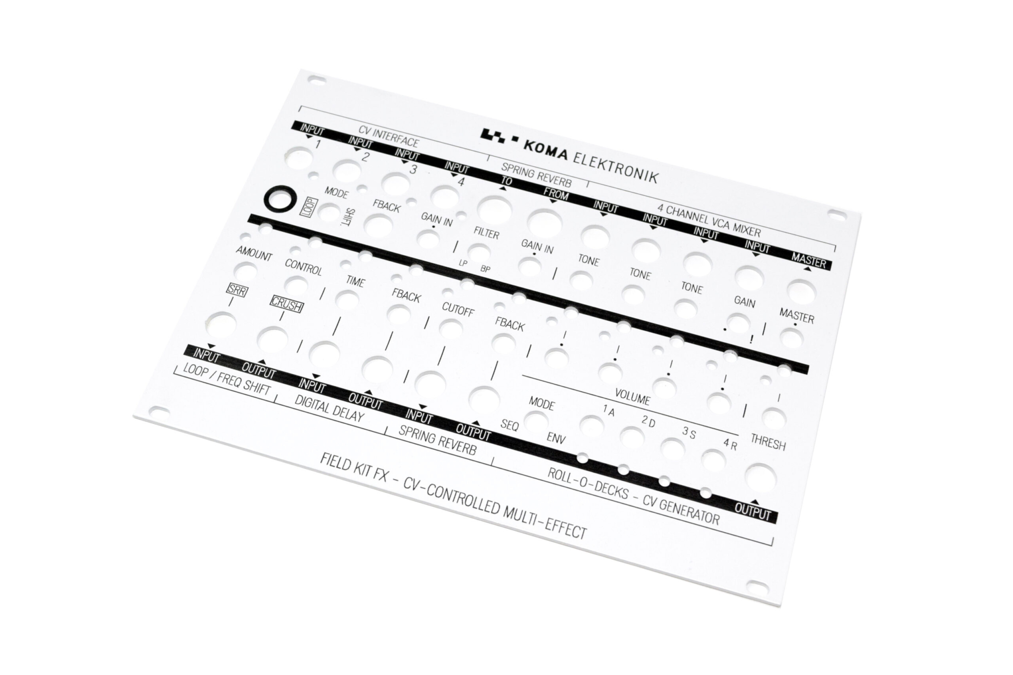 Field Kit FX Eurorack Panel KOMA Elektronik